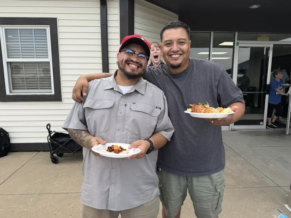 A shared meal at The Family Table at Mission View Baptist