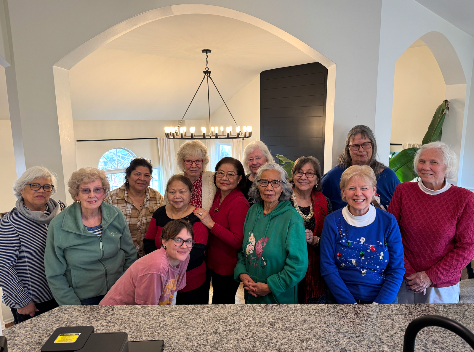 Senior adults in fellowship and care at Mission View Baptist